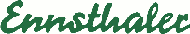 Logo Ennsthaler Auslieferung